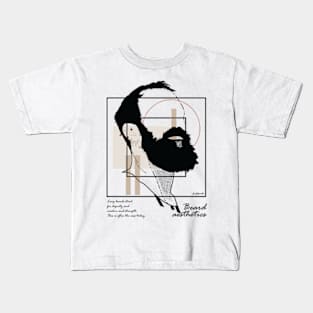 Beard aesthetics version 10 Kids T-Shirt